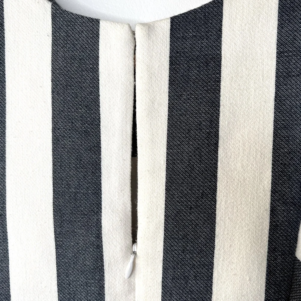 Milly Maya Navy Stripe Dress, 4 - Picture 5 of 8